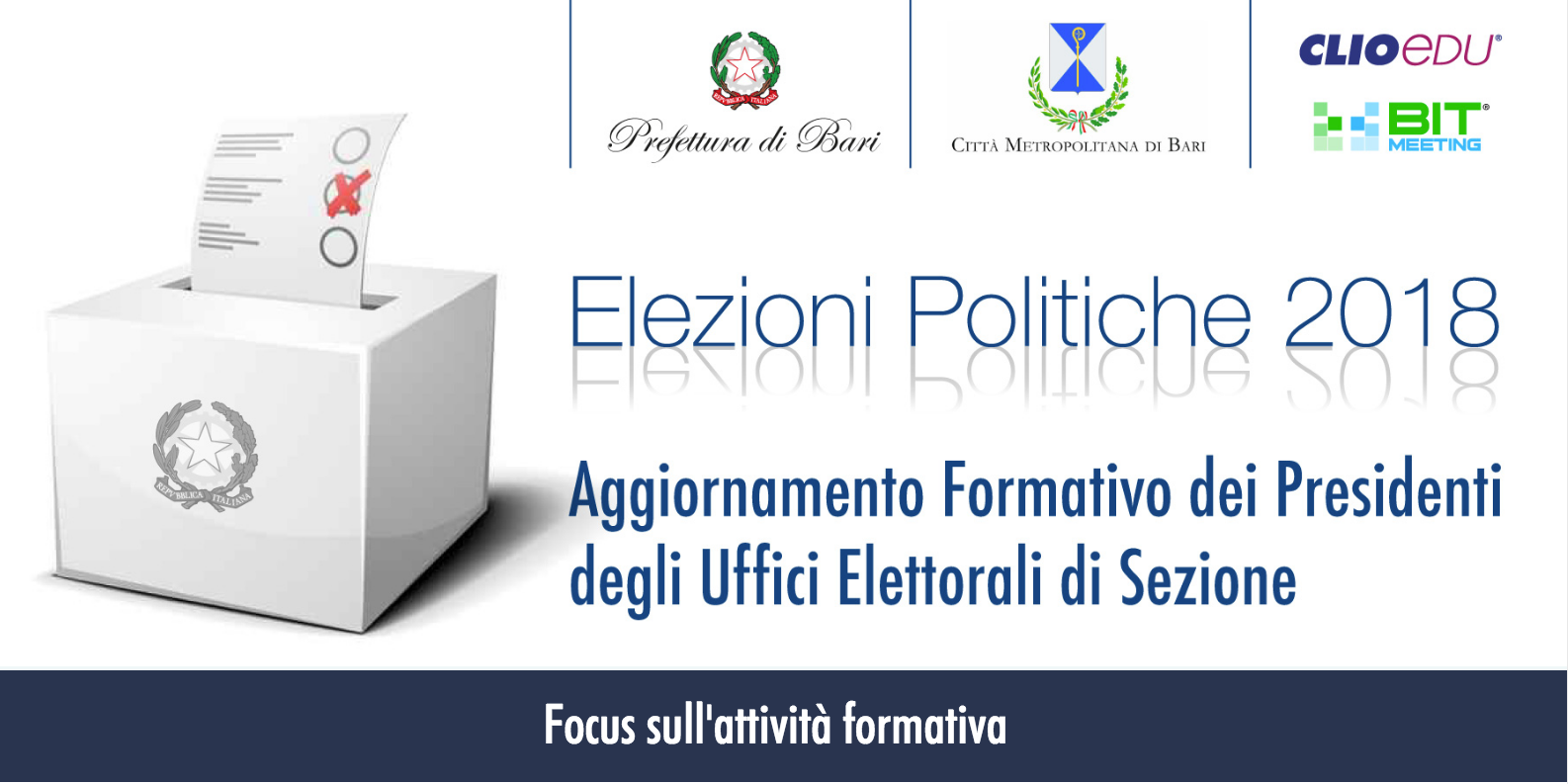 Elezioni Politiche 2018 - Formazione Presidenti di Seggio